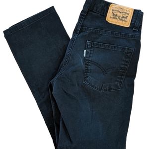 Levi's 511 Slim Jeans Black Sz W28 L28